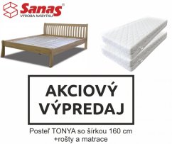 AKCIA POSTEĽ TONYA + Rošty + Matrace