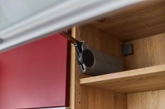 KUCHYNSKÁ LINKA EXCLUSIV Striekaná MDF/RAL 3011 Červenohnedá